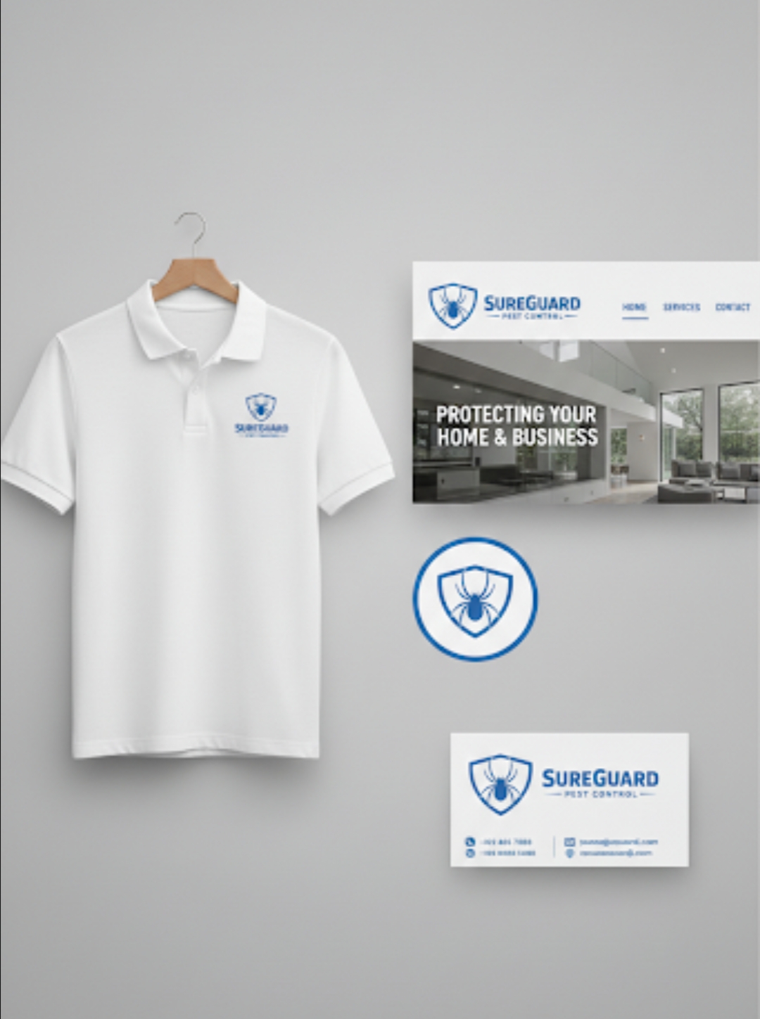 Logo Design by COR for SureGuard Pest Control | Design #36775132