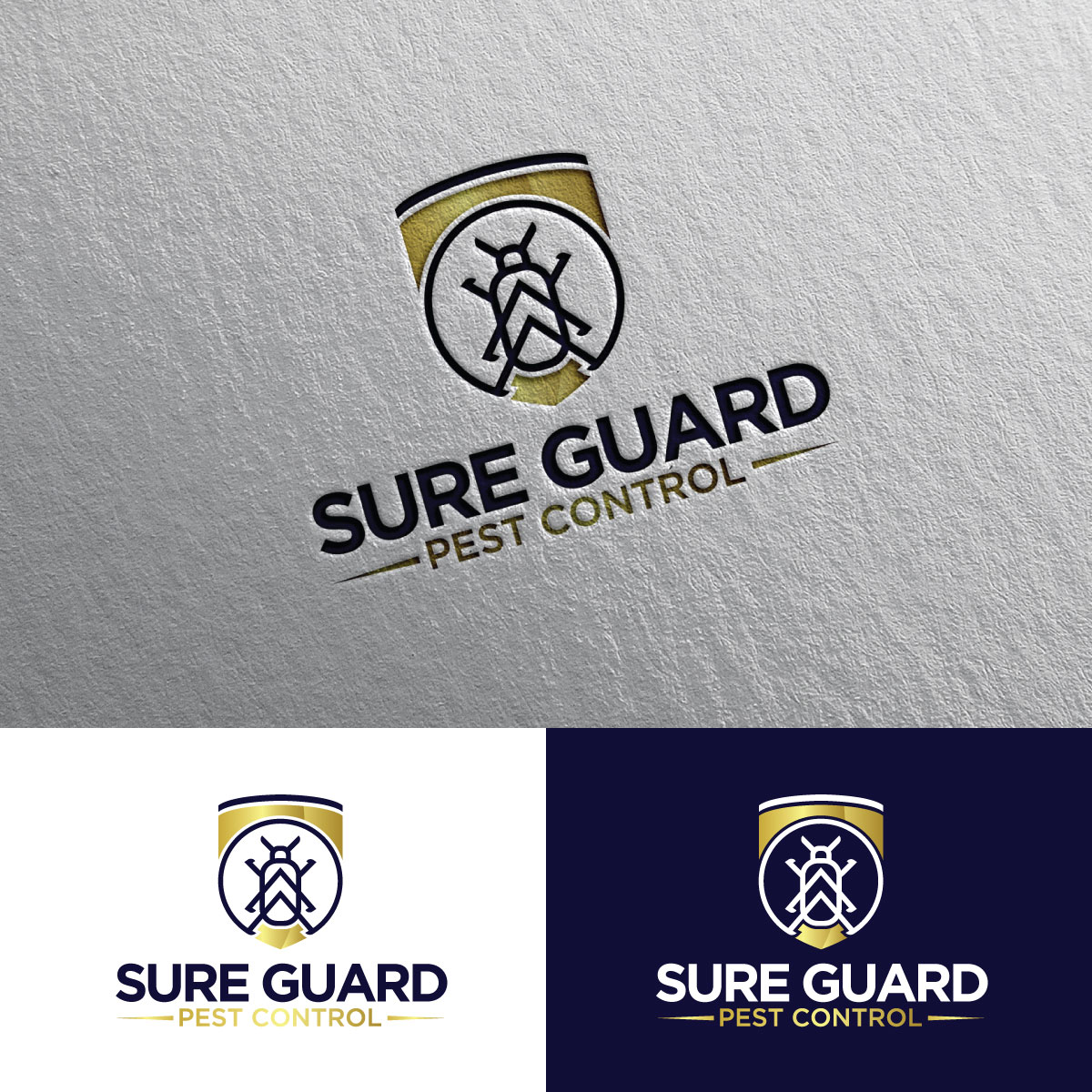 Logo Design by Alex Henry for SureGuard Pest Control | Design #36747888