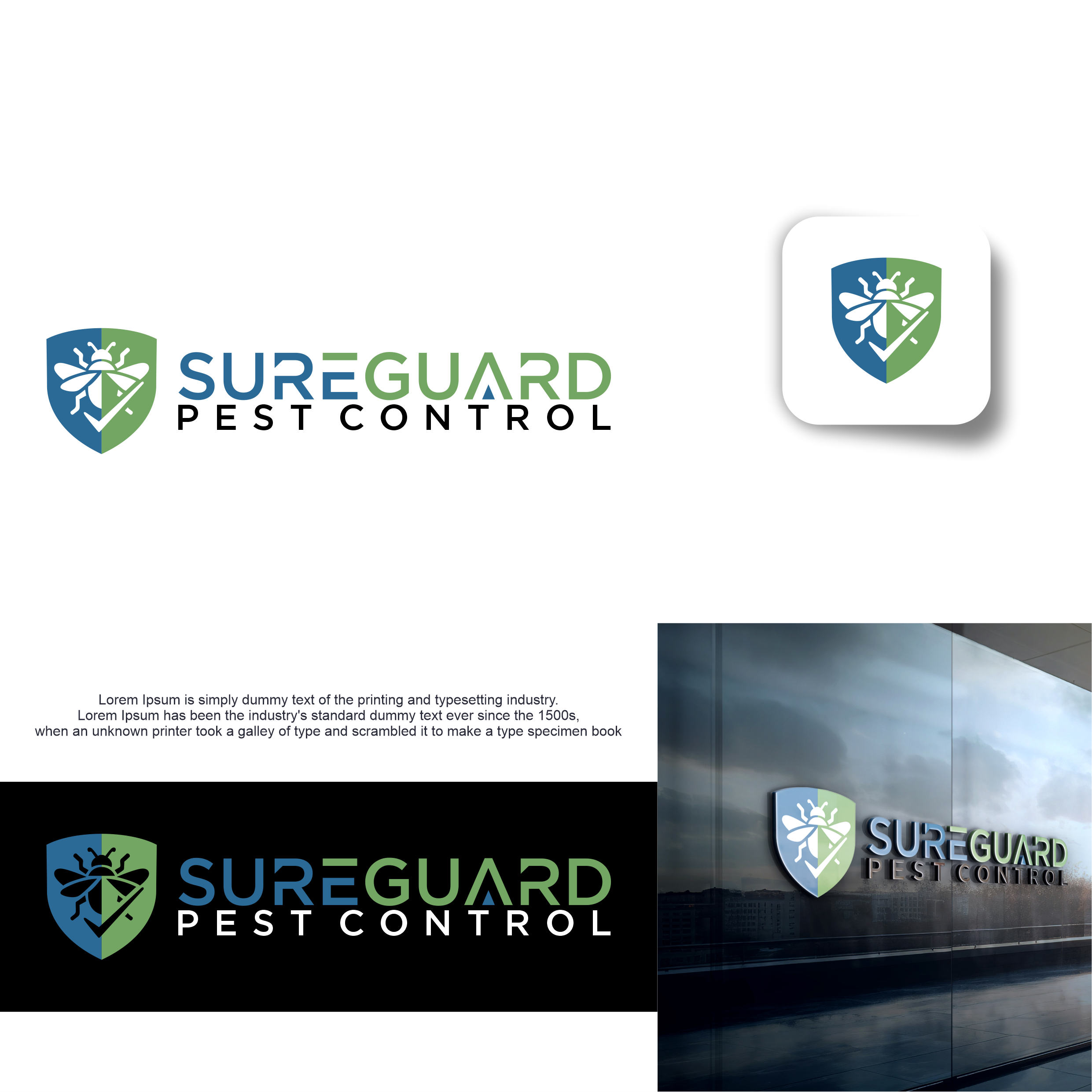 Logo Design by Abigaill_design for SureGuard Pest Control | Design #36749834