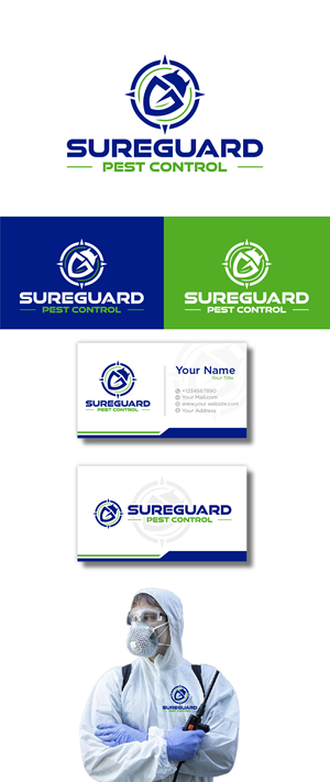 Logo Design by Barish Design for SureGuard Pest Control | Design: #36770517