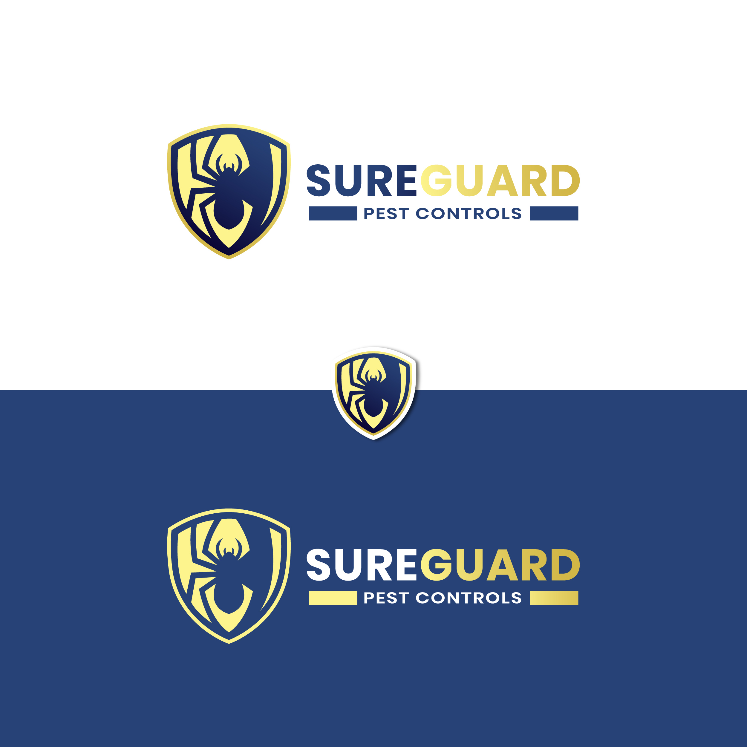 Logo Design by Faizullah65 for SureGuard Pest Control | Design #36750205