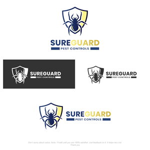Logo Design by Faizullah65 for SureGuard Pest Control | Design: #36750399