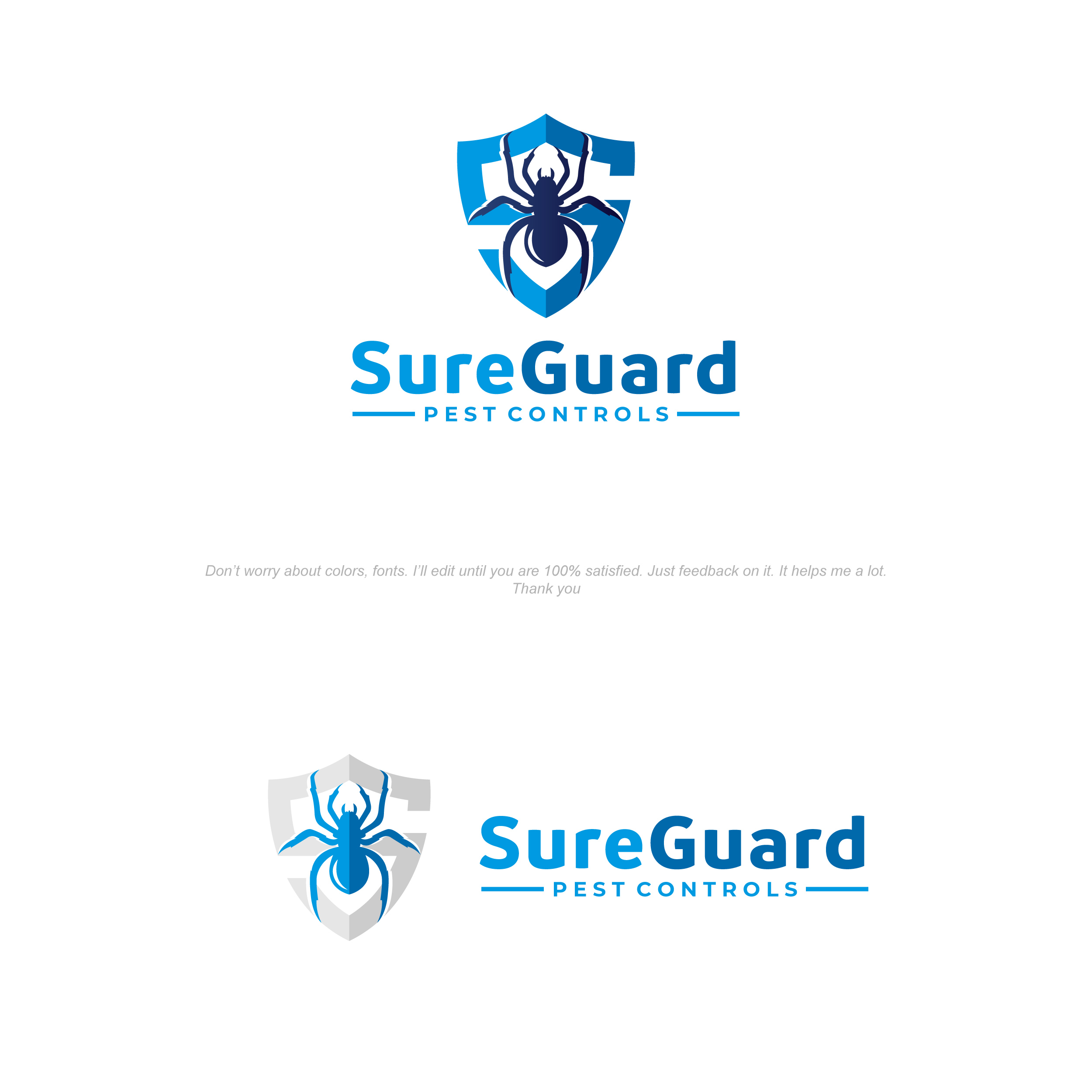 Logo Design by Faizullah65 for SureGuard Pest Control | Design #36751953
