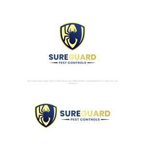 Logo Design by Faizullah65 for SureGuard Pest Control | Design: #36759045