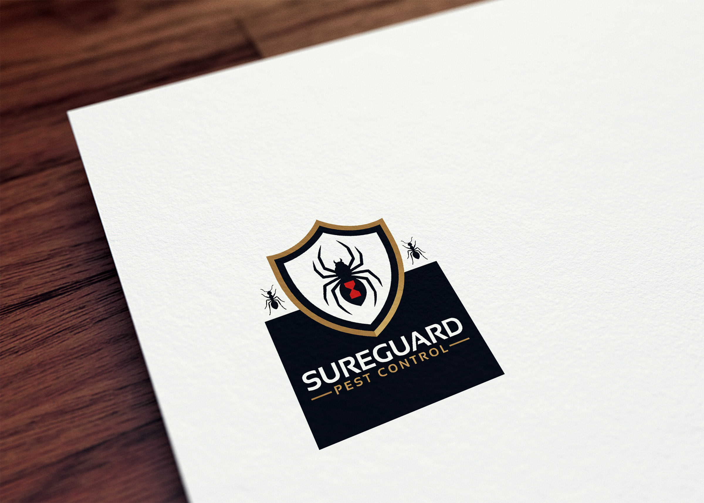 Logo Design by GraphiqueLab for SureGuard Pest Control | Design #36751846