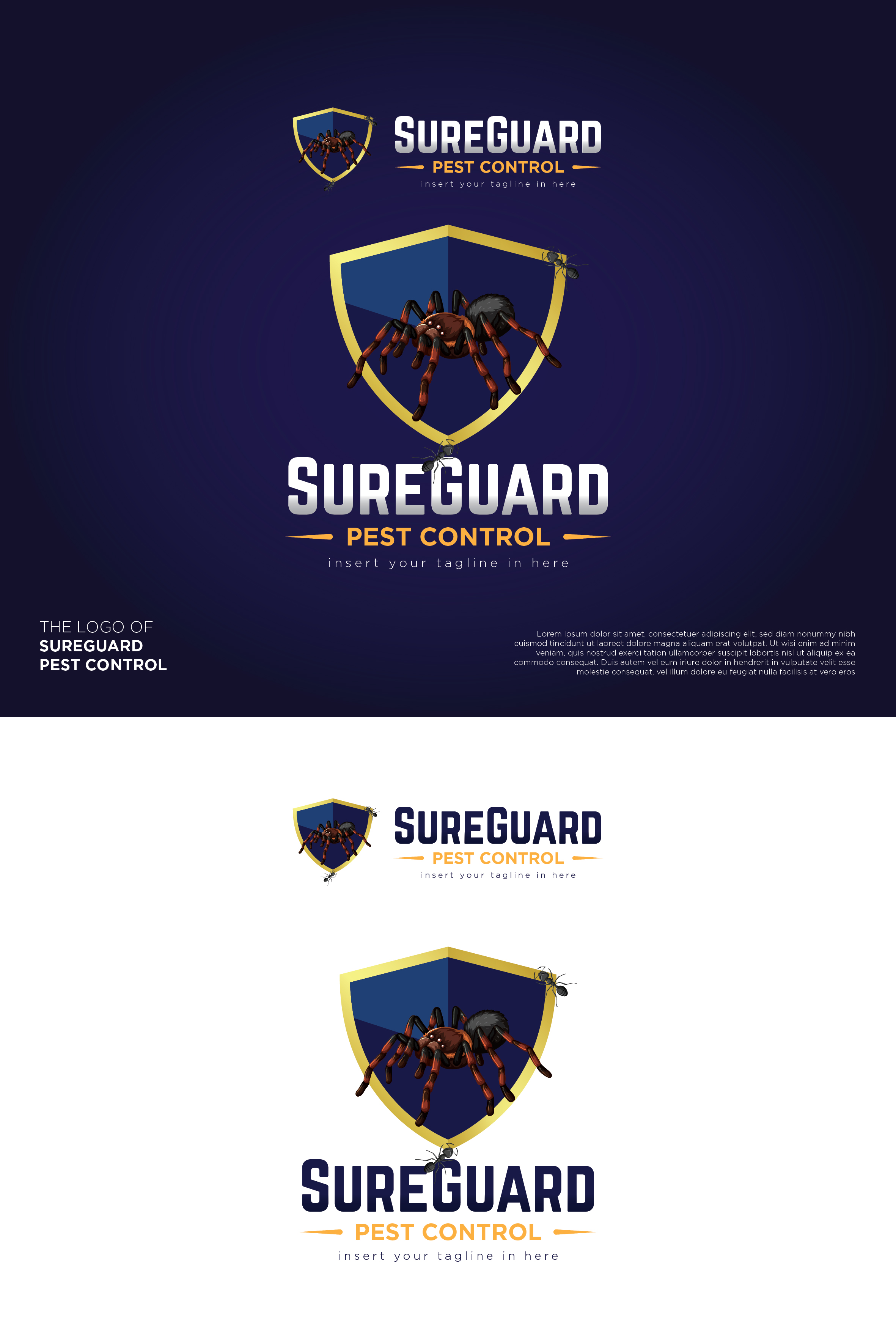 Logo Design by ArchaProduction for SureGuard Pest Control | Design #36775029