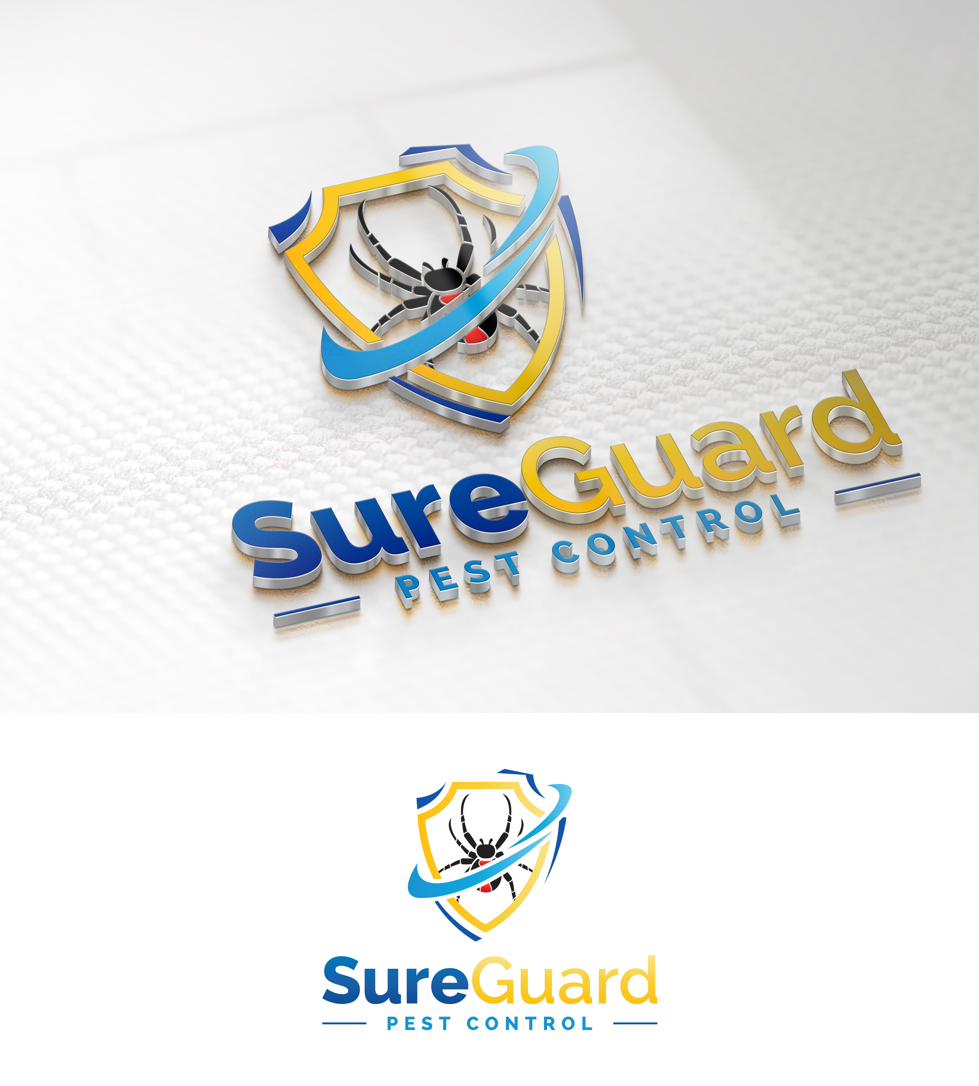 Logo Design by Impressive Designs for SureGuard Pest Control | Design #36752775