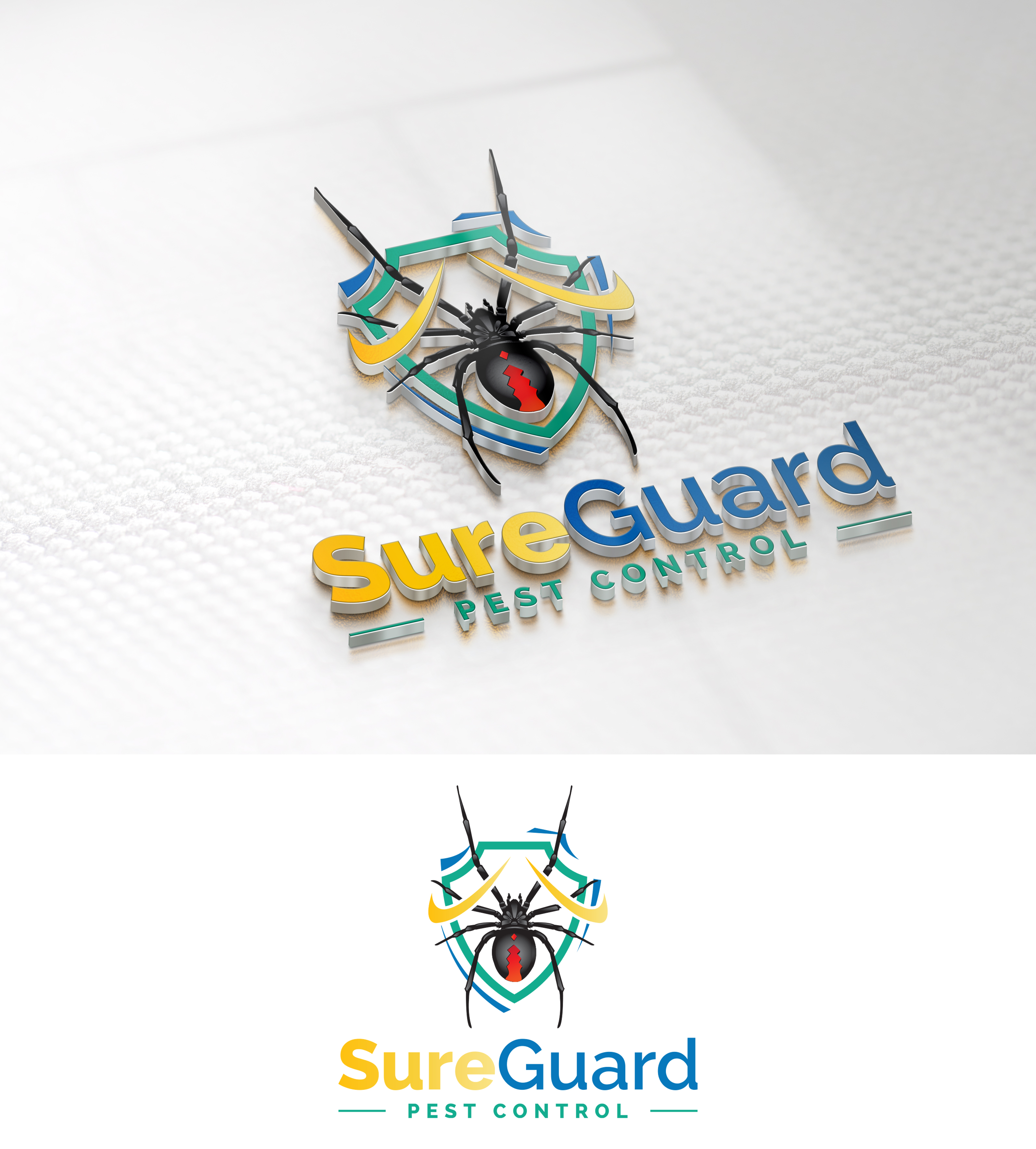 Logo Design by Impressive Designs for SureGuard Pest Control | Design #36752776
