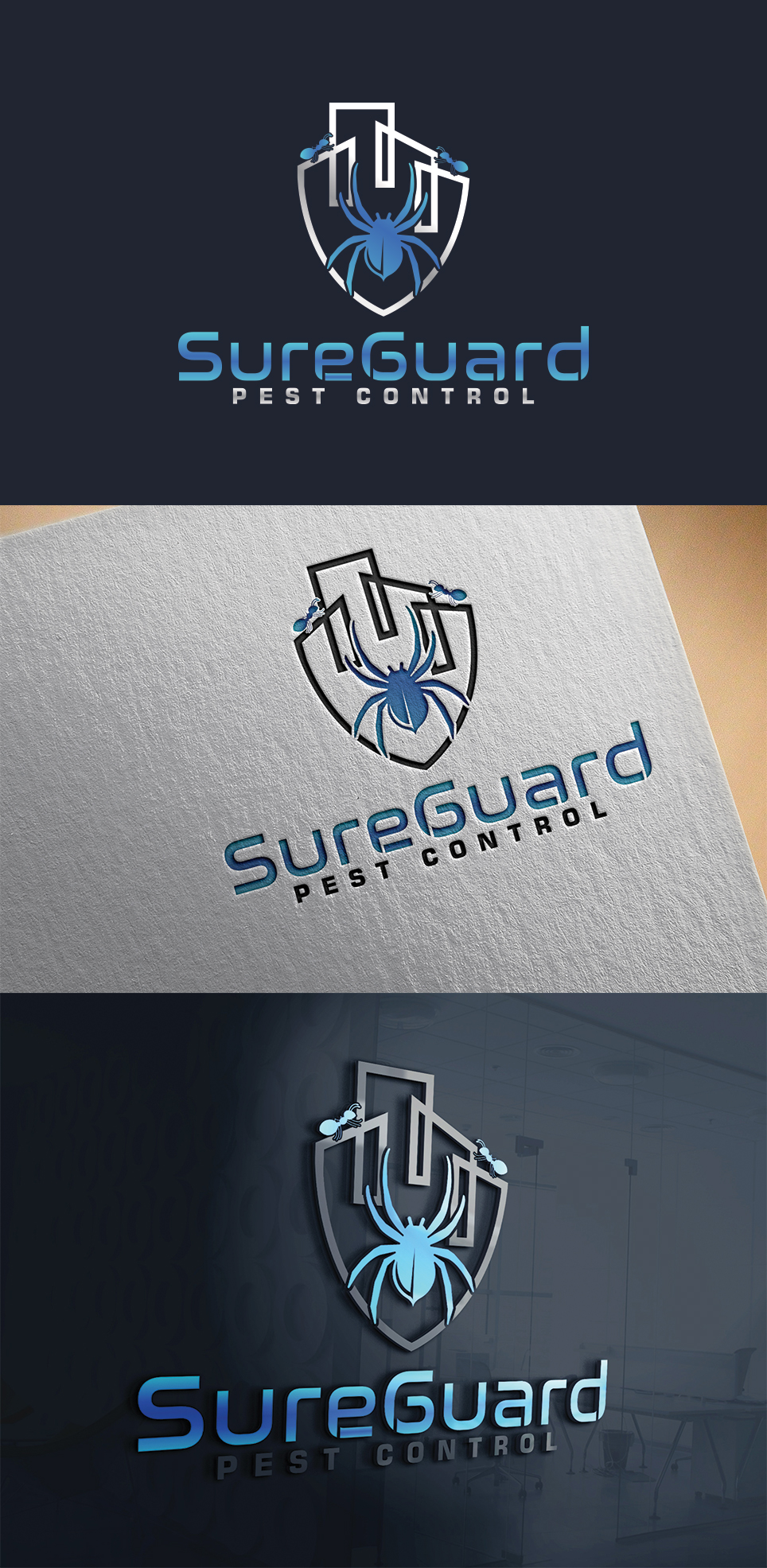 Logo Design by Imran_me for SureGuard Pest Control | Design #36760225