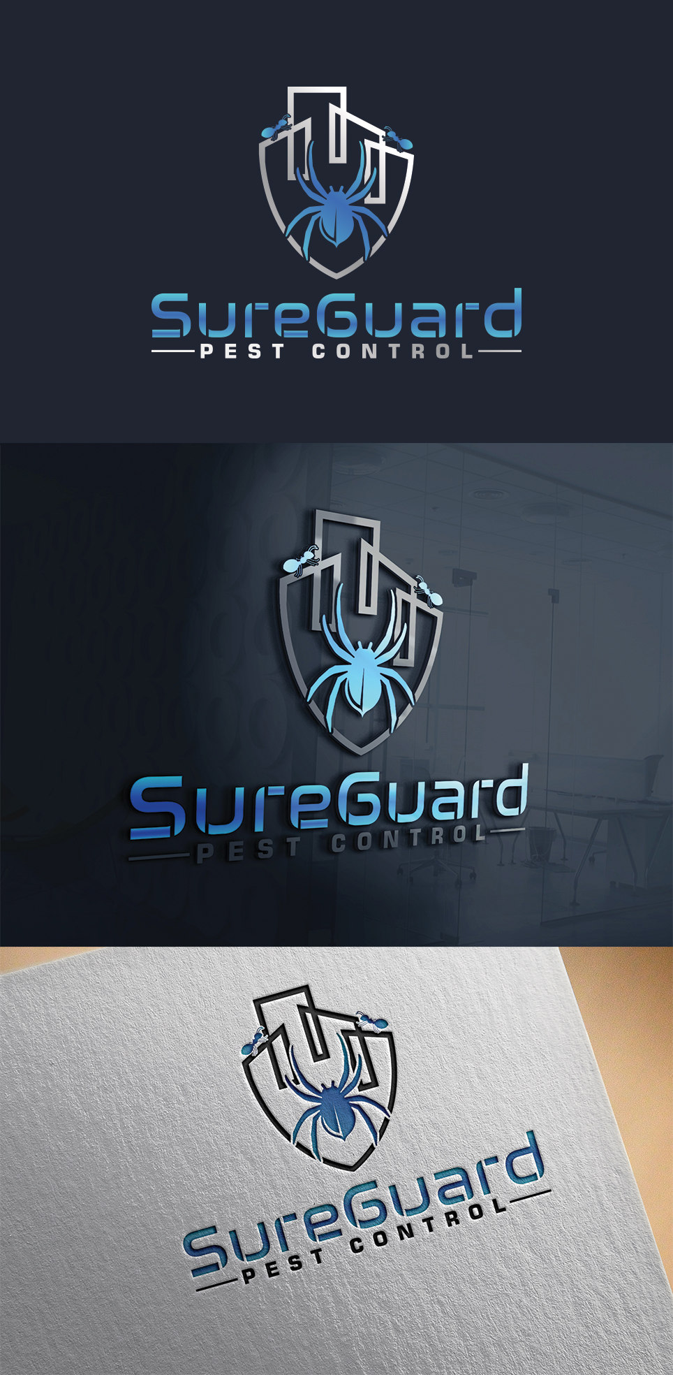 Logo Design by Imran_me for SureGuard Pest Control | Design #36765421