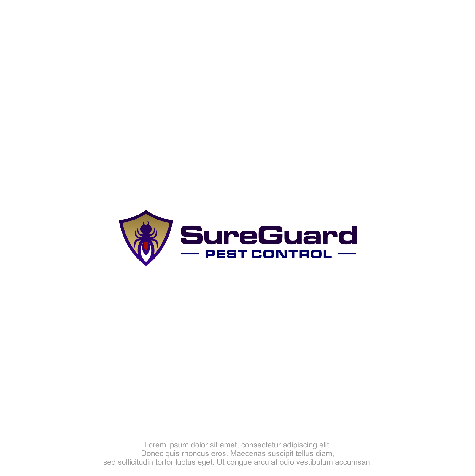 Logo Design by M.Syaiful Huda for SureGuard Pest Control | Design #36748003