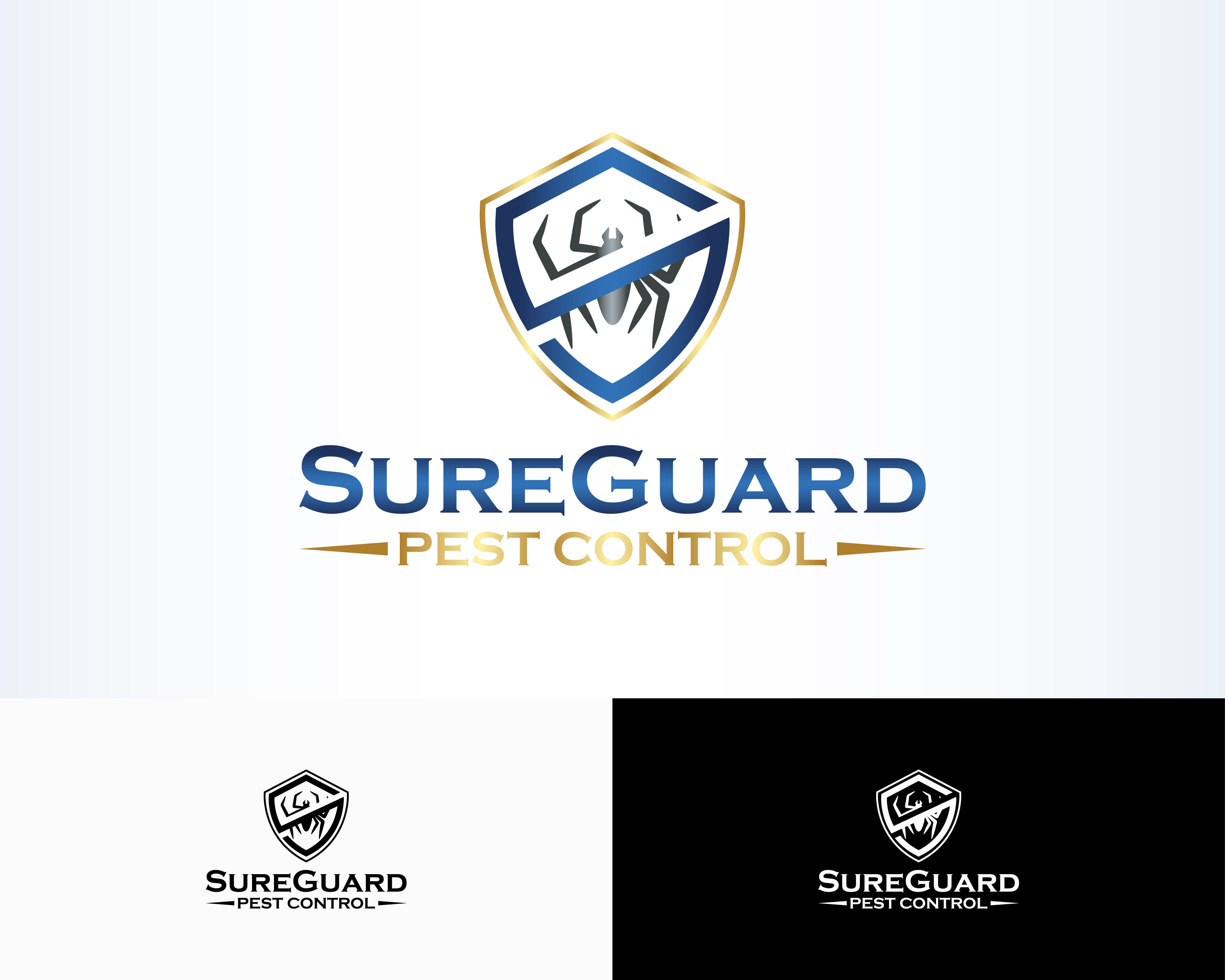 Logo Design by Riad | Branding & Logo Expert for SureGuard Pest Control | Design #36773216