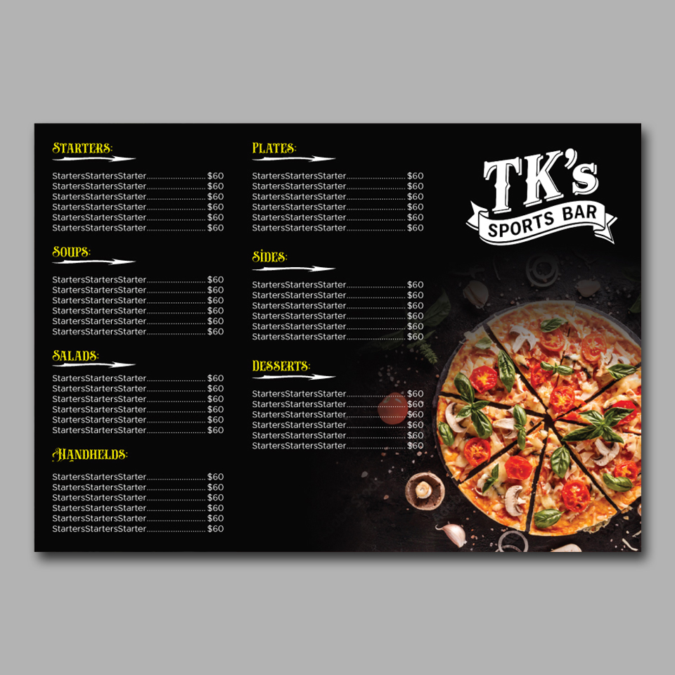 Diseño de Menú por YourLogoMaster para este proyecto | Diseño #36764965