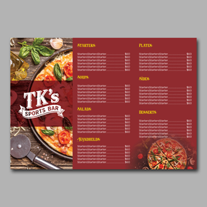 Diseño de Menú por YourLogoMaster para este proyecto | Diseño: #36764966