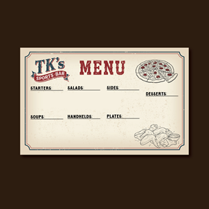 Menu Design by bethmage janaka for this project | Design #36759302