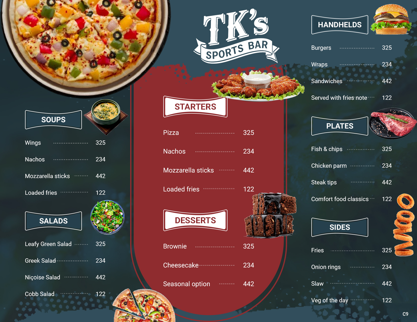 Diseño de Menú por pb para este proyecto | Diseño #36754090