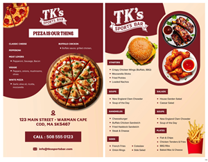 Diseño de Menú por pb para este proyecto | Diseño: #36754091