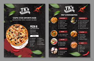 Diseño de Menú por pb para este proyecto | Diseño: #36754093