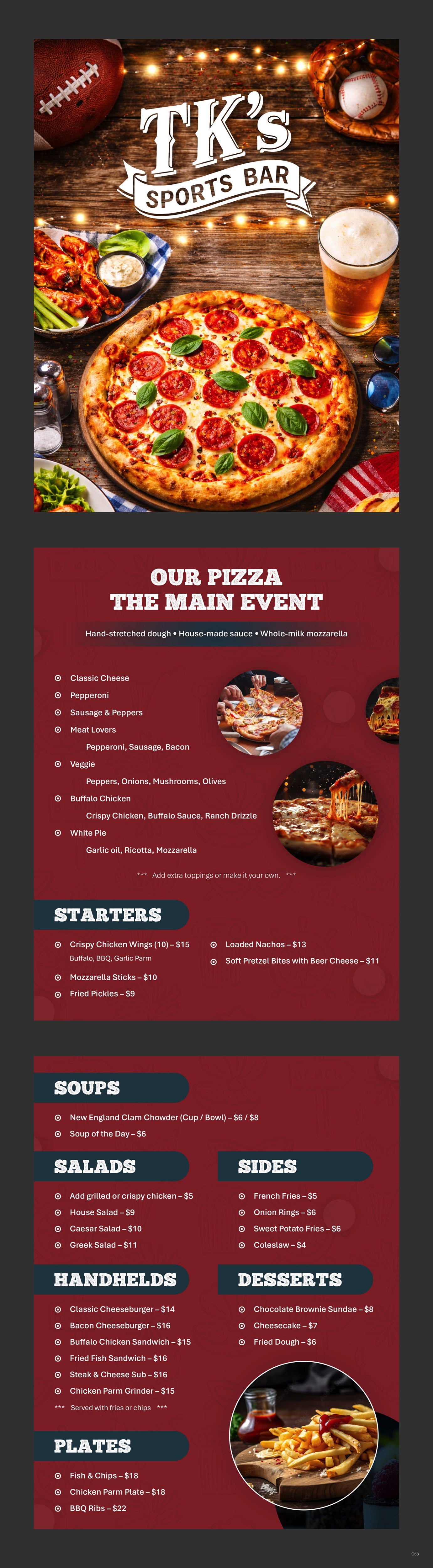 Diseño de Menú por pb para este proyecto | Diseño #36754101