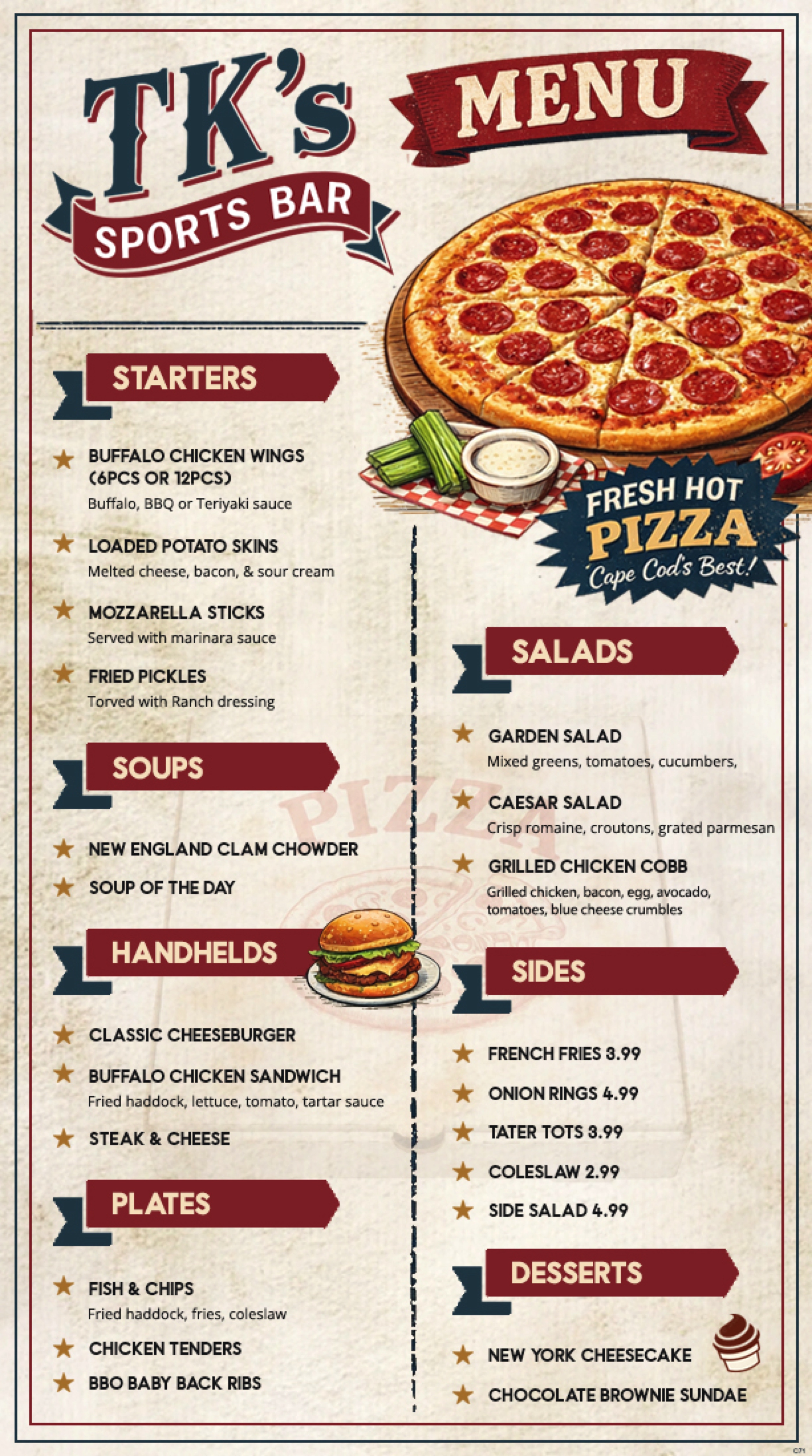 Diseño de Menú por pb para este proyecto | Diseño #36754103