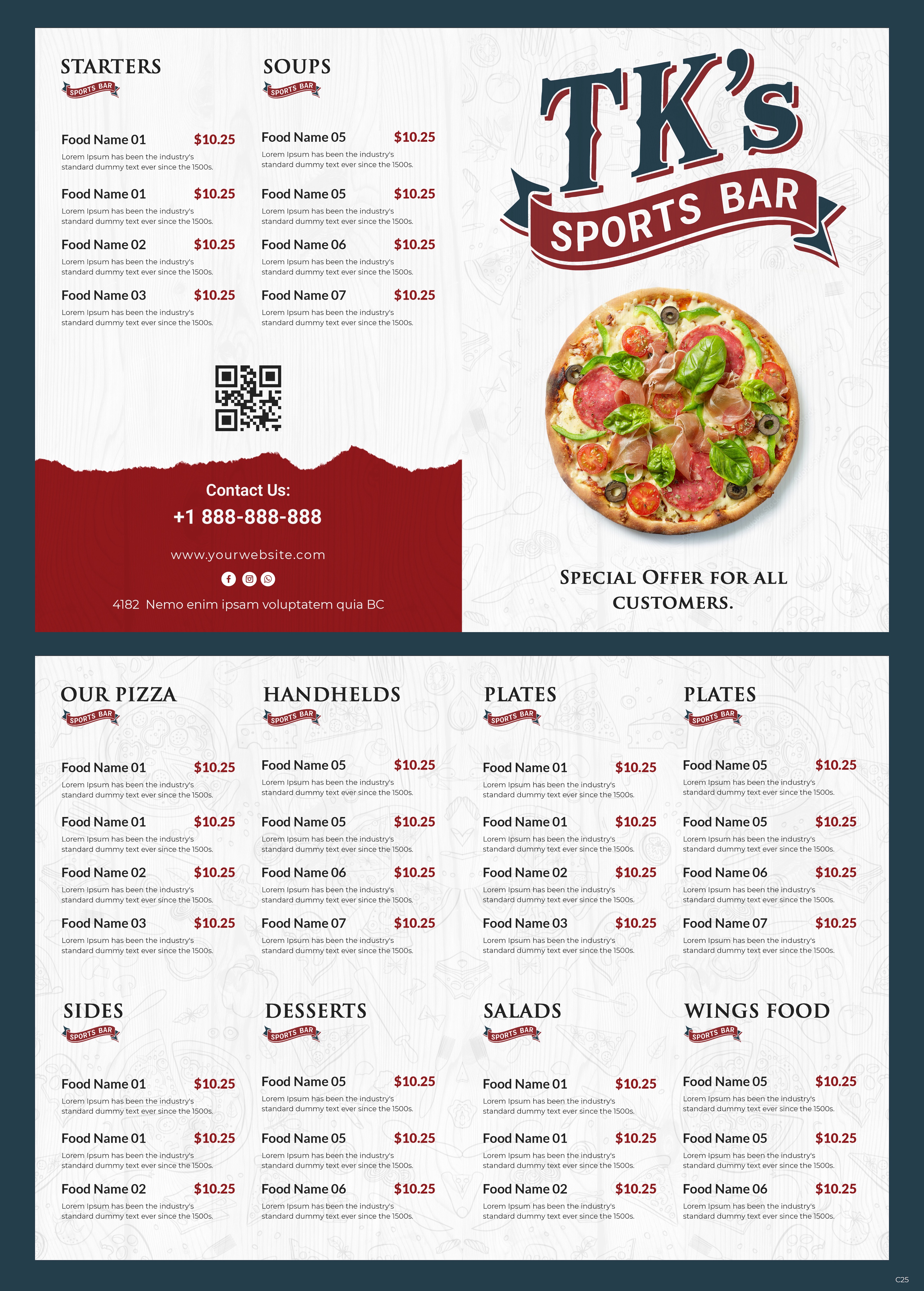 Diseño de Menú por pb para este proyecto | Diseño #36759544