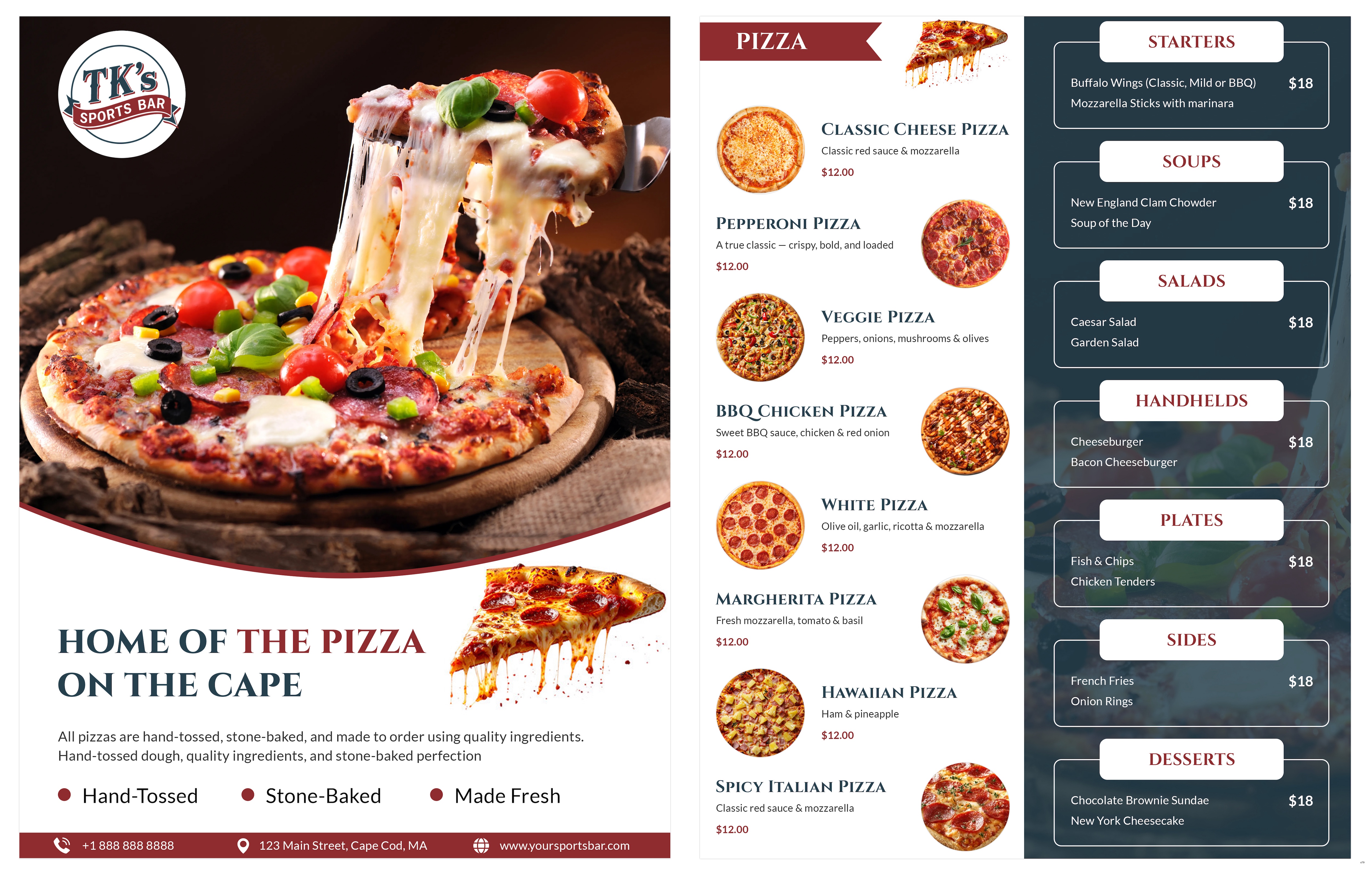 Diseño de Menú por pb para este proyecto | Diseño #36759546