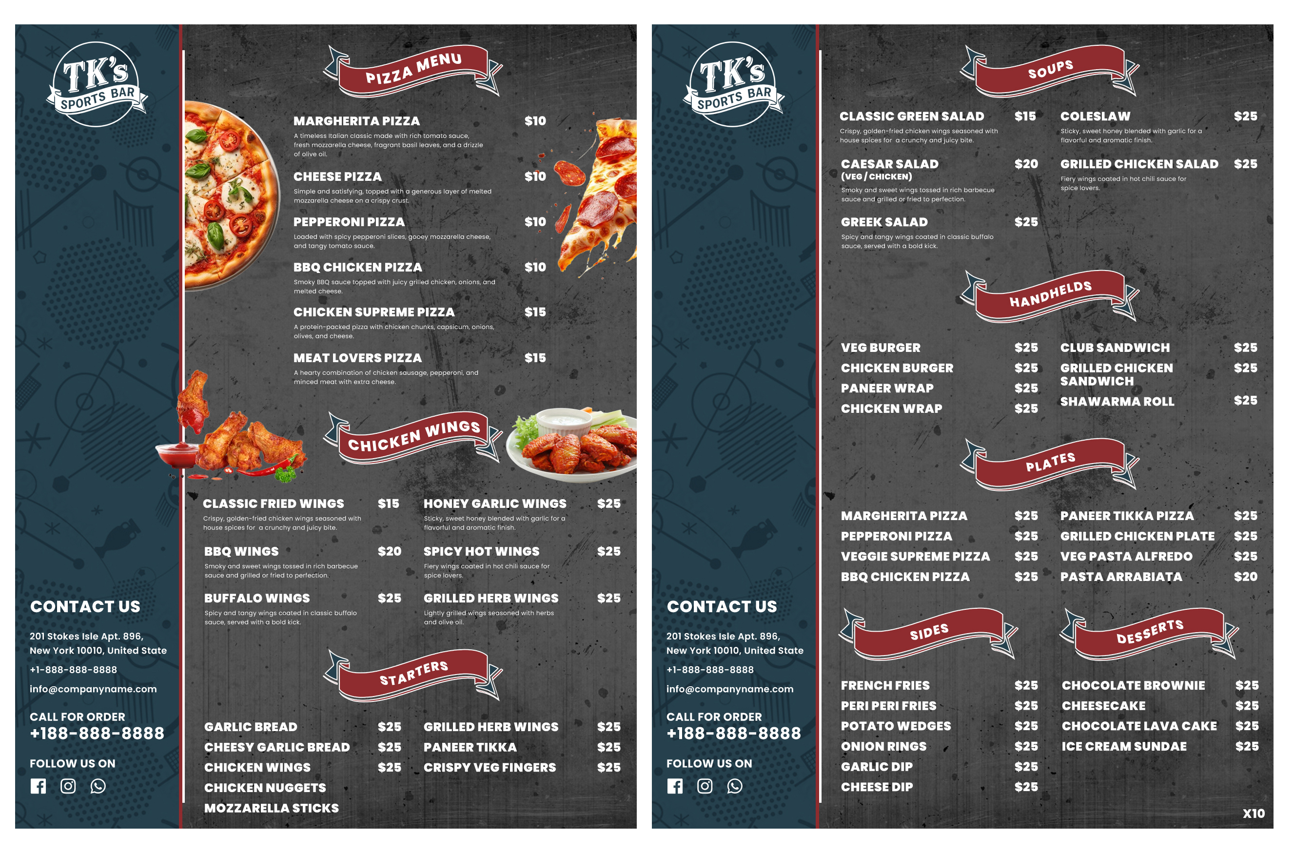 Diseño de Menú por pb para este proyecto | Diseño #36759547