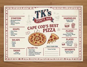 Menu Design by ZEKKOUR Fouzi