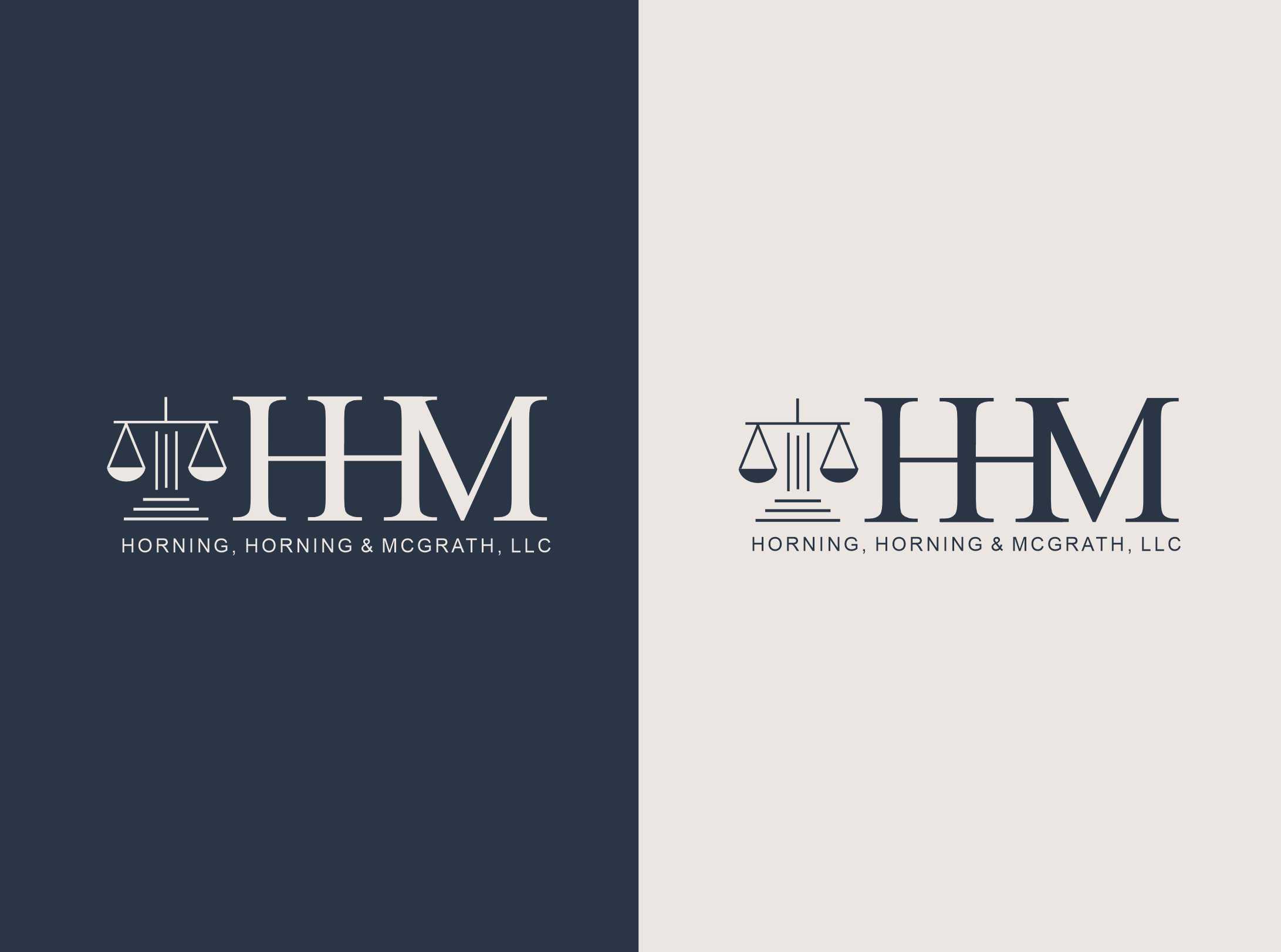 Logo Design by nikkiblue for Horning, Horning & McGrath, LLC | Design #36788814