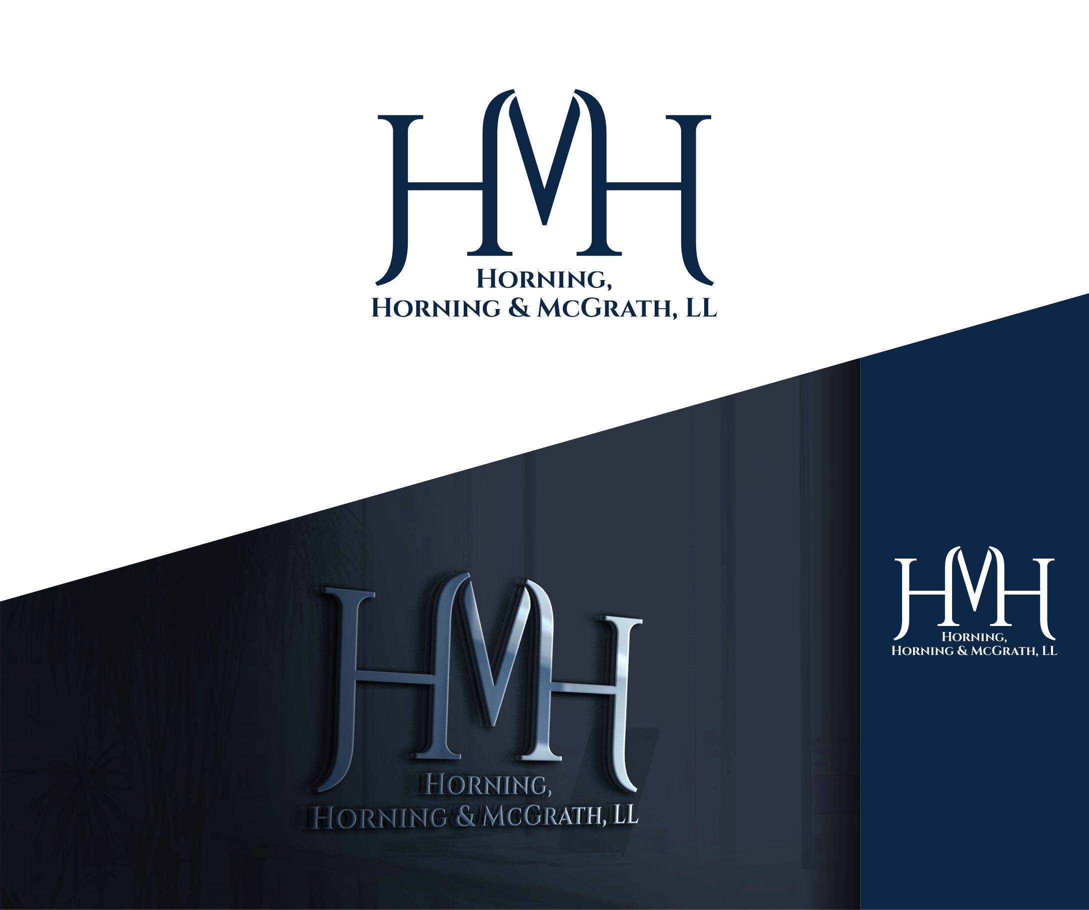 Logo Design by alkaline for Horning, Horning & McGrath, LLC | Design #36755757