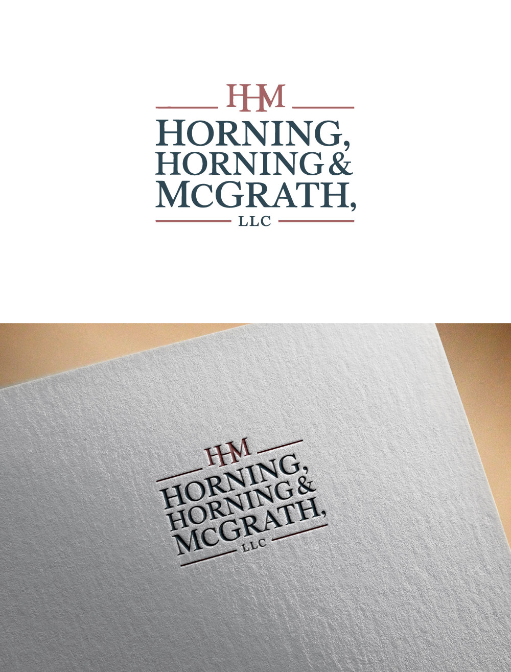 Logo Design by KING JM for Horning, Horning & McGrath, LLC | Design #36763863