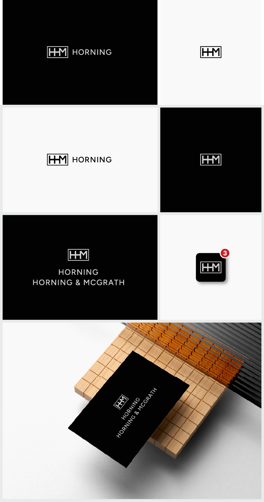 Logo Design by Ha.Connick for Horning, Horning & McGrath, LLC | Design #36763601
