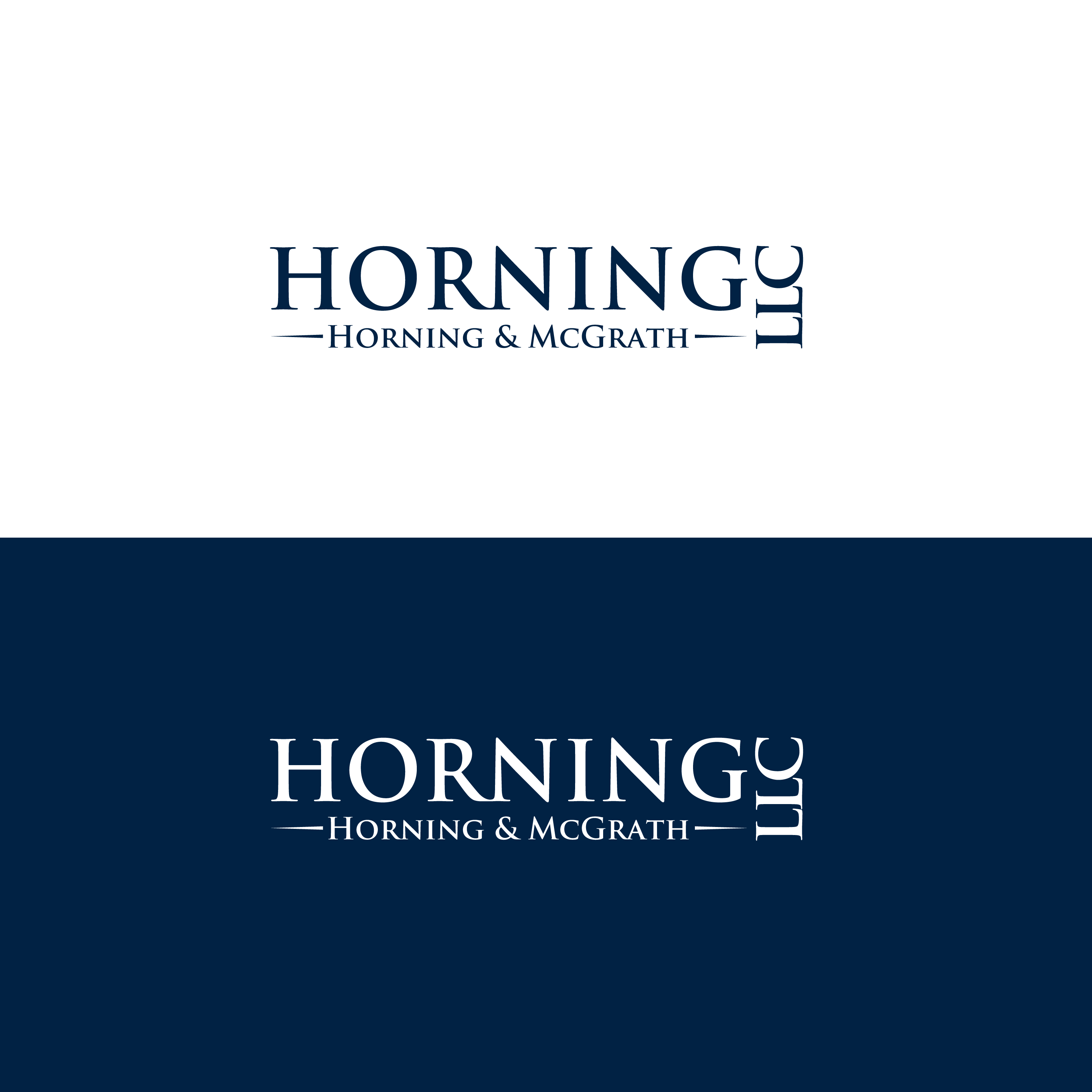 Logo Design by M Art & Design for Horning, Horning & McGrath, LLC | Design #36756280