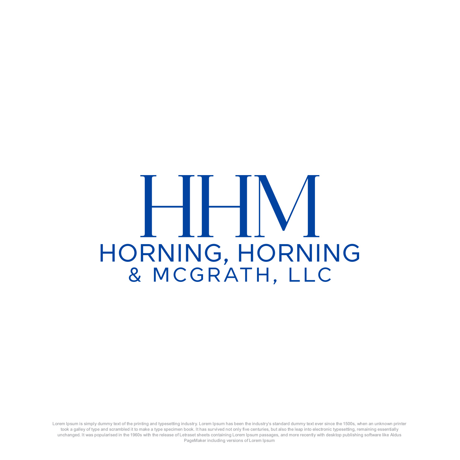 Logo Design by Ahsan Designs for Horning, Horning & McGrath, LLC | Design #36758818