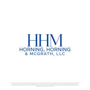 Logo Design by Ahsan Designs for Horning, Horning & McGrath, LLC | Design: #36758818