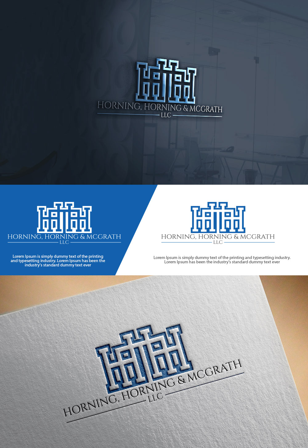 Logo Design by sulemani  creation for Horning, Horning & McGrath, LLC | Design #36759756