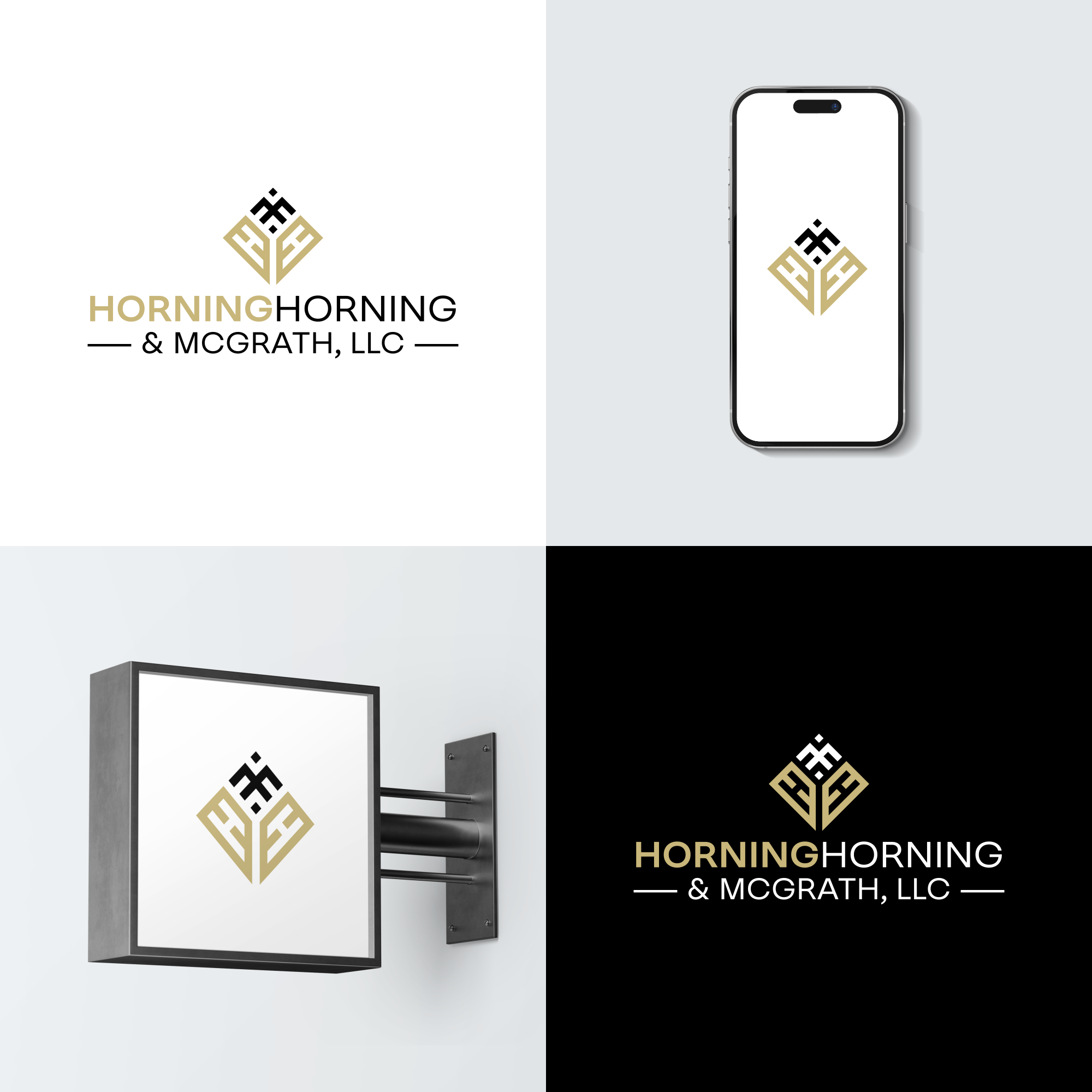 Logo Design by Royco for Horning, Horning & McGrath, LLC | Design #36759837