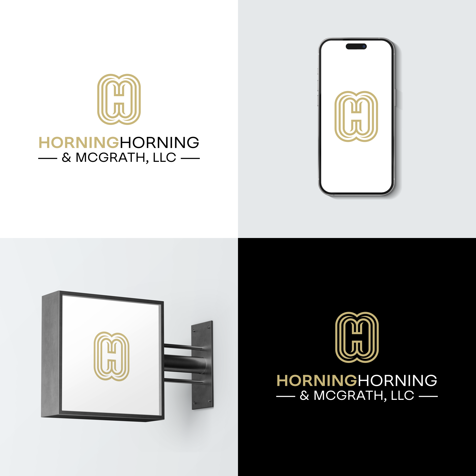 Logo Design by Royco for Horning, Horning & McGrath, LLC | Design #36759838