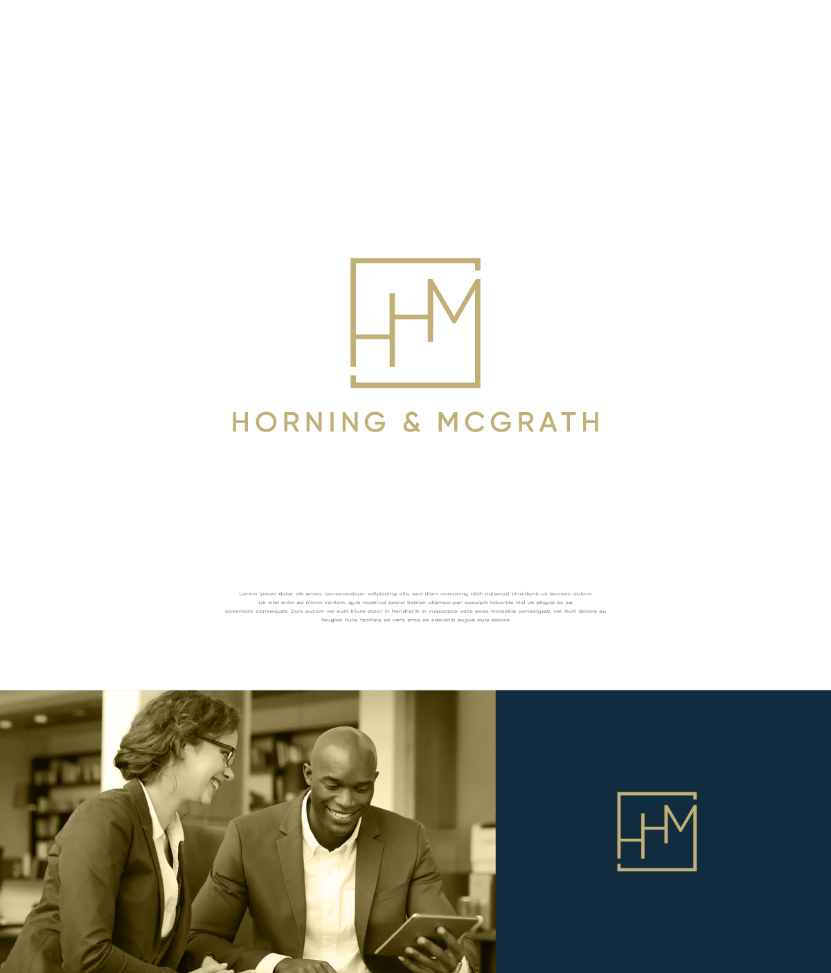Logo Design by apik. for Horning, Horning & McGrath, LLC | Design #36759584