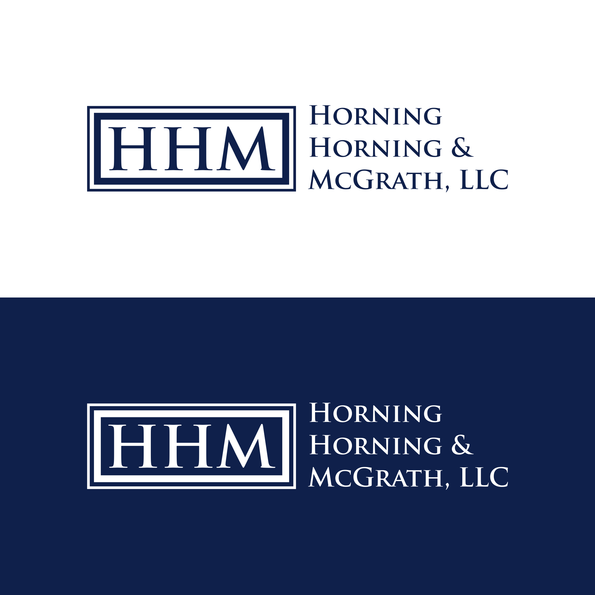 Logo Design by ni9 for Horning, Horning & McGrath, LLC | Design #36777100