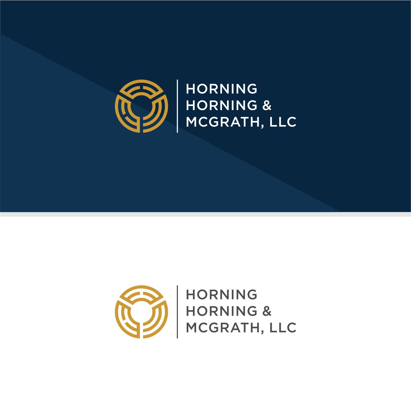 Logo Design by _Mr.art for Horning, Horning & McGrath, LLC | Design #36760406