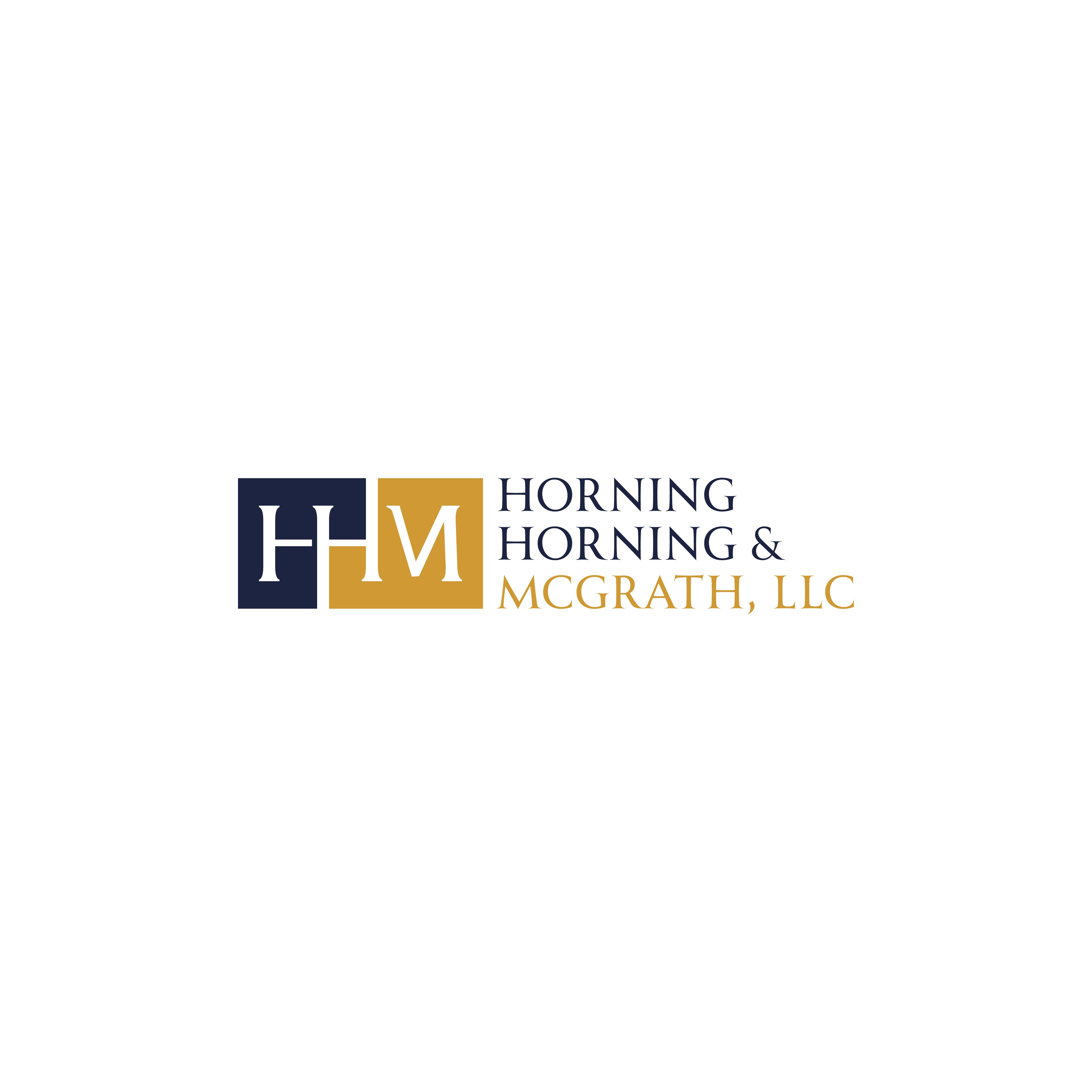 Logo Design by Logo Maker Zone for Horning, Horning & McGrath, LLC | Design #36760655