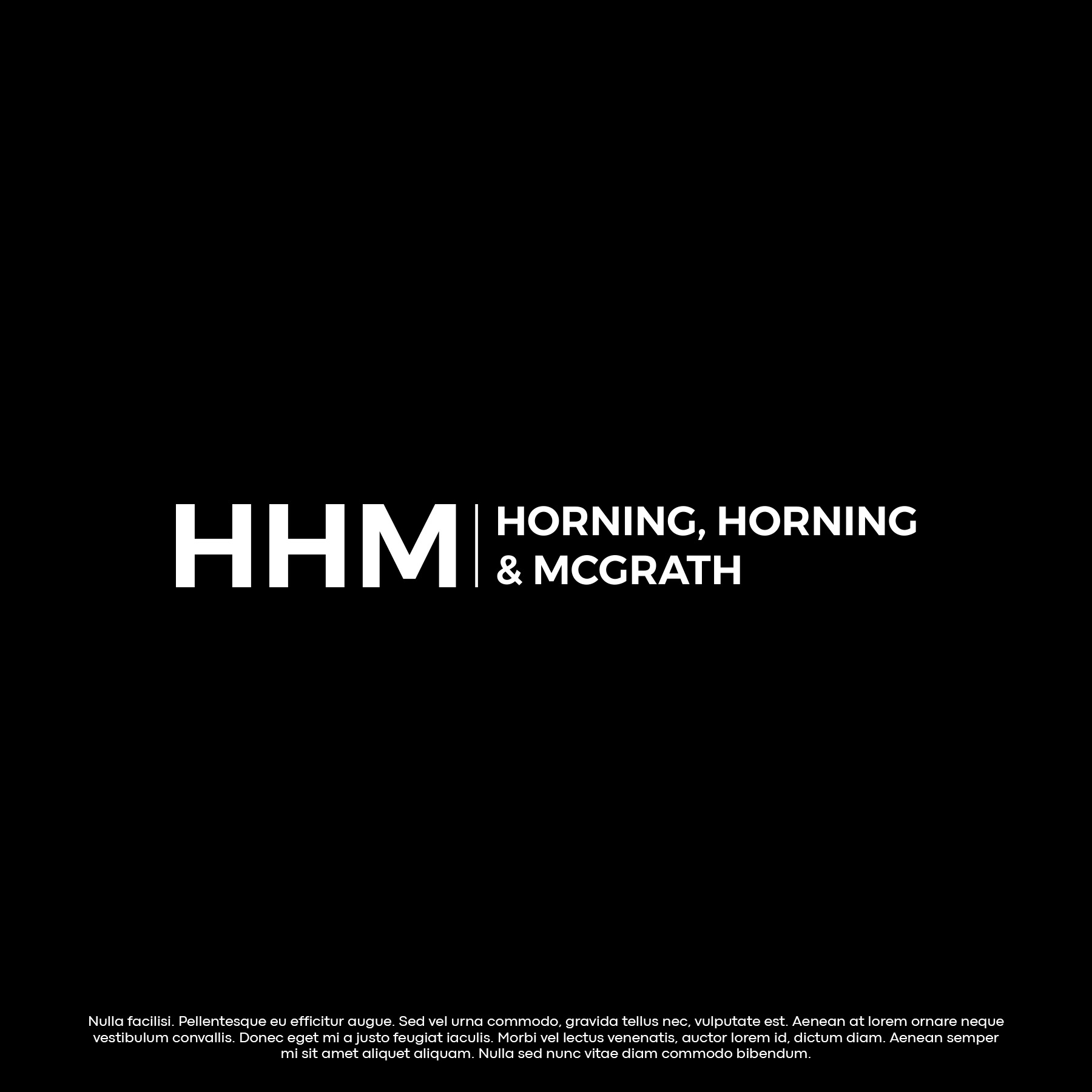 Logo Design by ScoreStriver for Horning, Horning & McGrath, LLC | Design #36762502