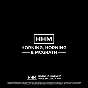 Logo Design by ScoreStriver for Horning, Horning & McGrath, LLC | Design: #36771376