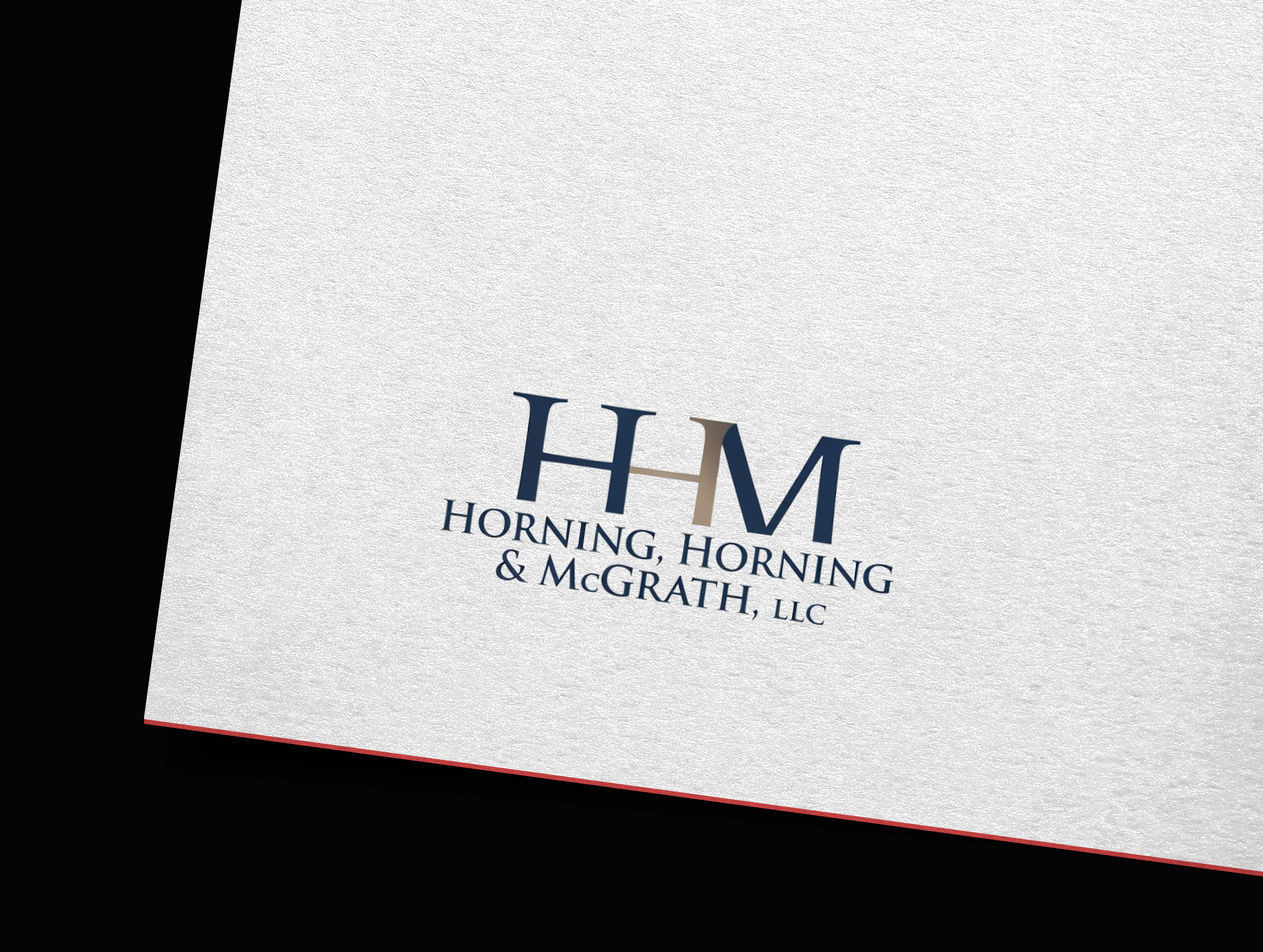 Logo Design by GraphiqueLab for Horning, Horning & McGrath, LLC | Design #36759957