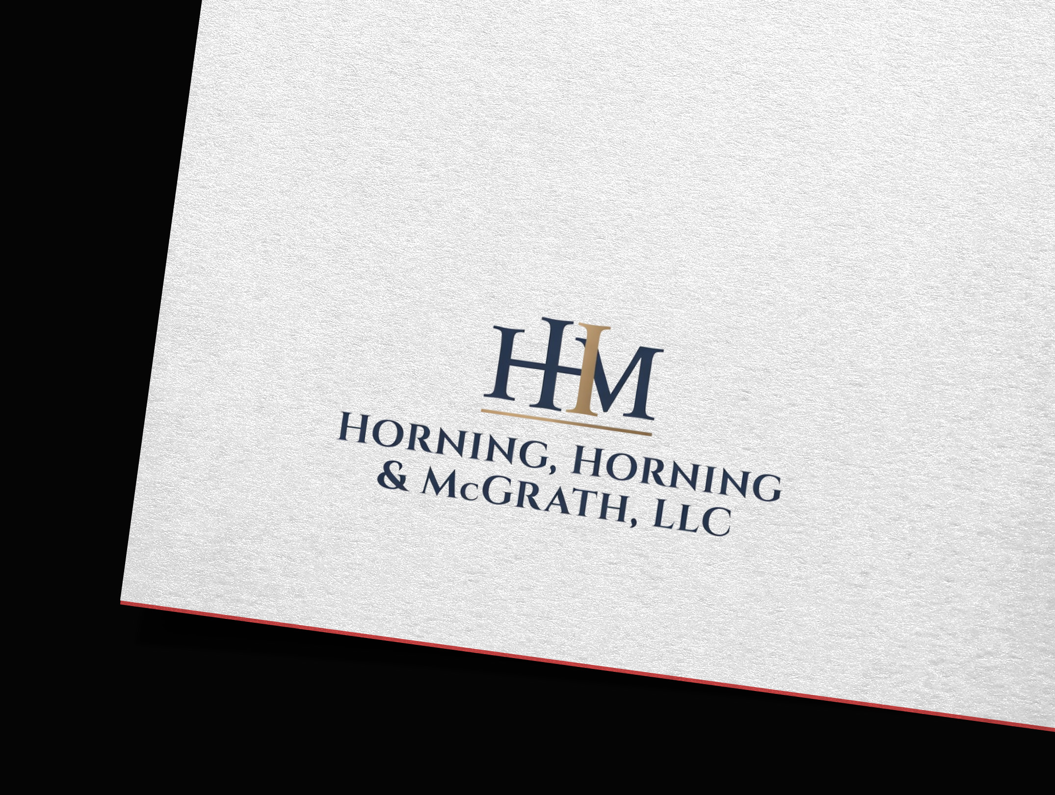 Logo Design by GraphiqueLab for Horning, Horning & McGrath, LLC | Design #36759958