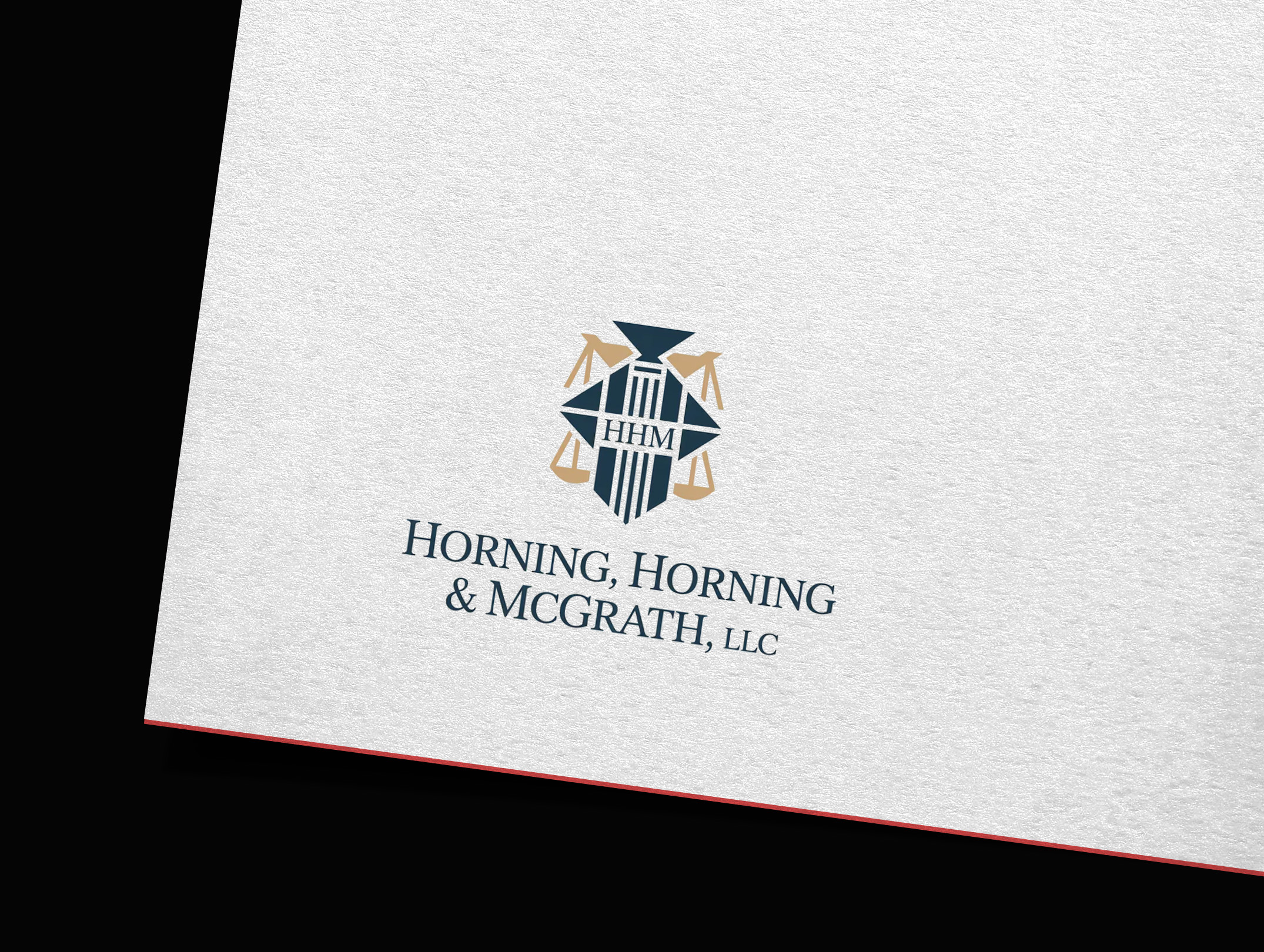Logo Design by GraphiqueLab for Horning, Horning & McGrath, LLC | Design #36759959