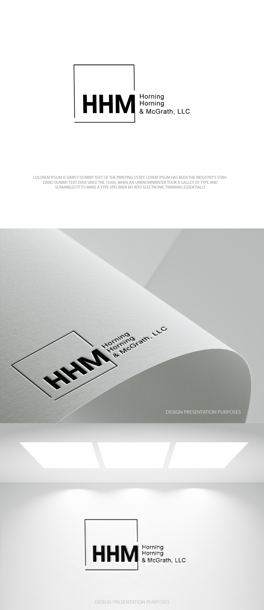 Design de Logo par zebronicgraphic pour Horning, Horning & McGrath, LLC | Design #36756894