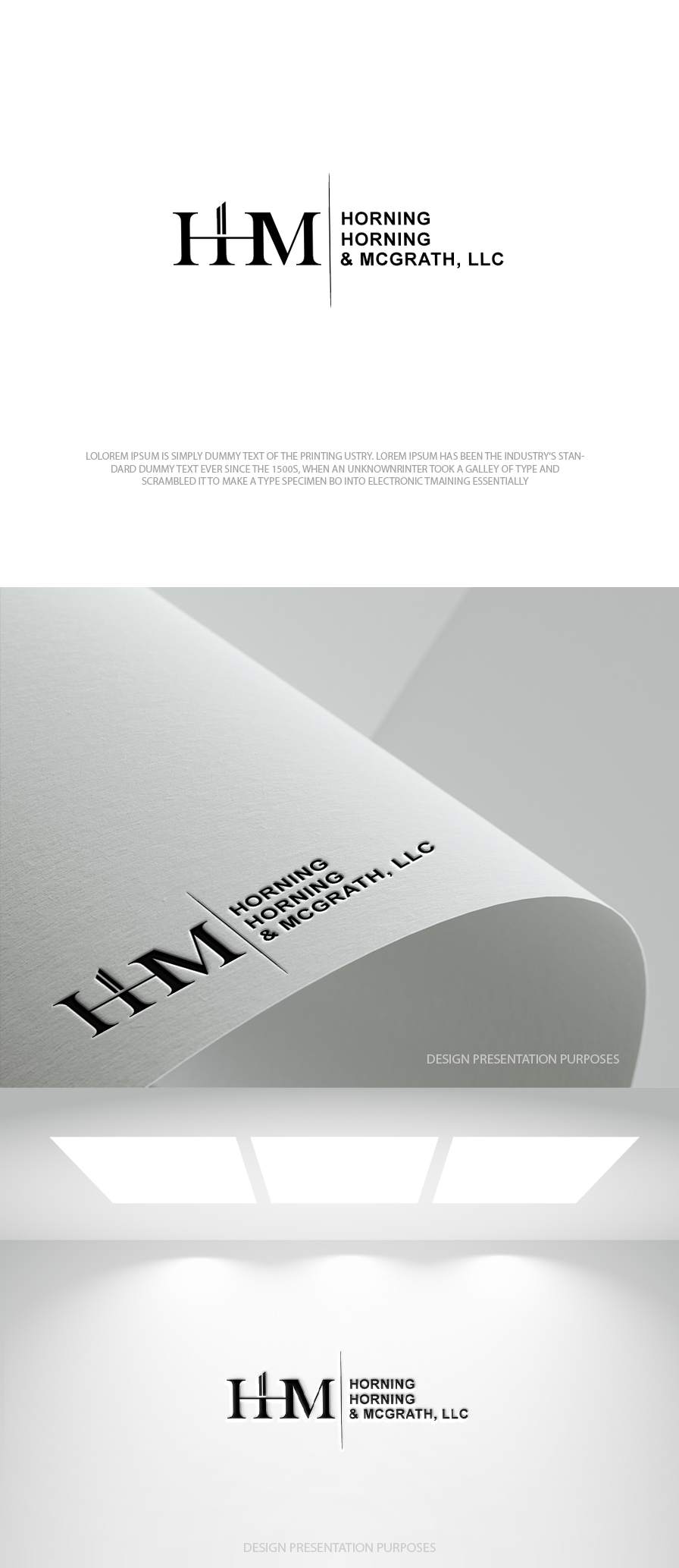 Logo Design by zebronicgraphic for Horning, Horning & McGrath, LLC | Design #36757617