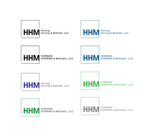 Logo Design by zebronicgraphic for Horning, Horning & McGrath, LLC | Design: #36892486